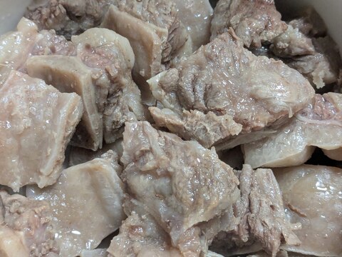 牛すじの下処理方法